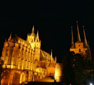 Unterwegs in der Altstadt von Erfurt