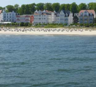 Blck von der Seebrücke auf Bansin