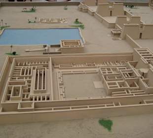 Modell des Karnak-Tempels