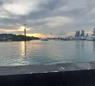 Ausblick Sentosa Boardwalk