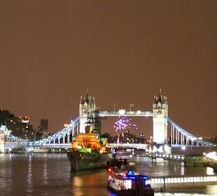 Nachts an Silvester