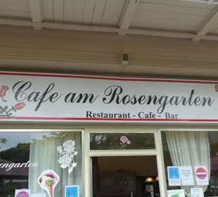 Pause auf der Promende am Rosengarten