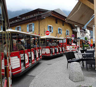 Mit der Mini Train durch Chamonix