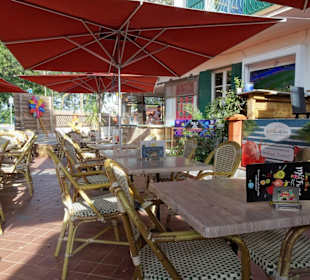 Garten-Charme in den "Les Terrasses du Racou"