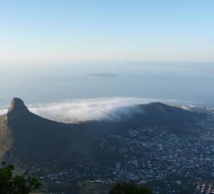 Blick auf Kapstadt und Lionshead