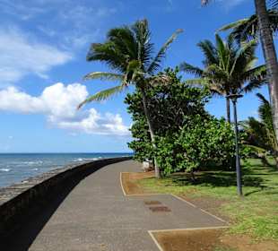 Die Promenade in der Mittagshitze