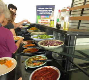 Salatbuffet im Restaurant