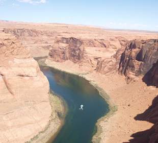 Blick auf das Boot auf dem River
