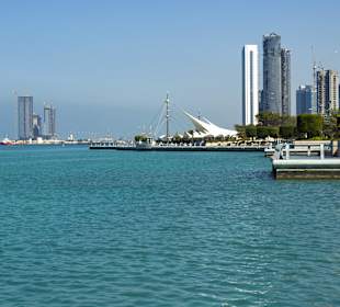Corniche - öffentl. Strandabschnitt in Abu Dhabi