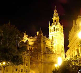 Sevilla Kathedrale am Abend