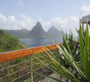 Vom Jade Mountain aus. 
