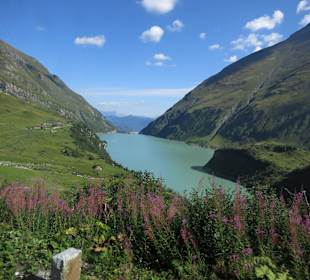 Blick auf den Stausee Wasserfallboden