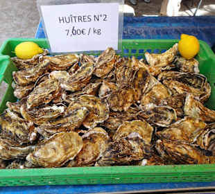Impressionen vom Wochenmarkt Saint-Cyprien-Plage