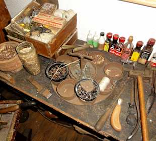 Werkstatt eines Schuhmachers