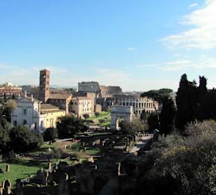 Blick aufs Colosseum