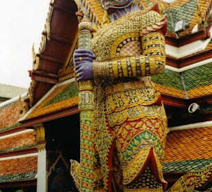 Guter Wächter der Tempelanlage