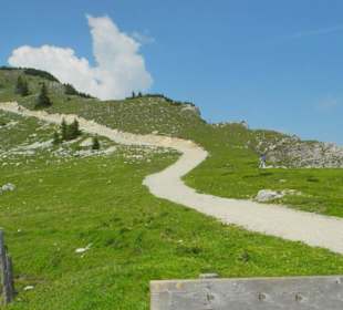 Mitten in der Besteigung der Ostlerhütte