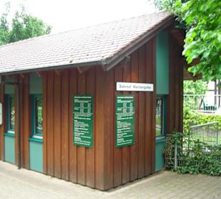 Bahnhof für die kleine Bimmelbahn