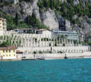 Alter Zitronengarten in der Altstadt von Limone