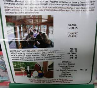 Preise für die Fahrt