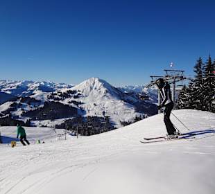 SkiWelt mit Blick auf die Hohe Salve