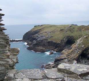 Tintagel Castle in Cornwall