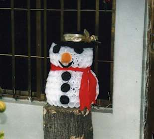Ein Schneemann der besonderen Art