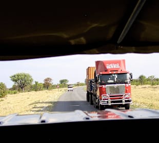 Anfahrt zur Salzpfanne