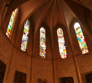 Besichtigung der Església de Santa María de Sineu