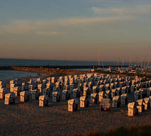 Strand von Kühlungsborn in der Abendsonne