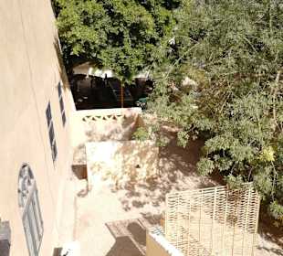 Blick Richtung Restaurant