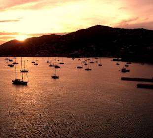 St. Thomas, Charlotte Amalie im Sonnenuntergang