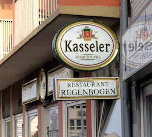 Wirtshausschild des Restaurants