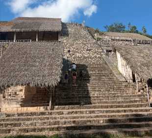 Ek Balam Aufstieg ist ein muß