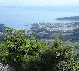 Blick vom Kamenjak auf Rab