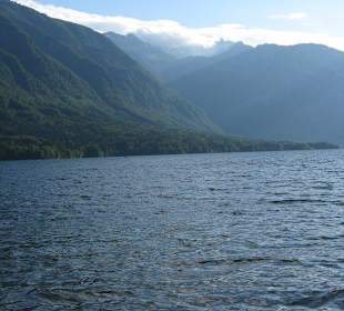 Jazera pri hore Triglav