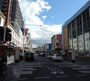 Mit dem Hop on Hop off Bus in Hobart unterwegs