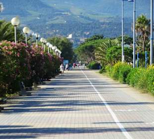 Impressionen von der Strandpromenade Argelès-Plage