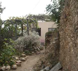 Weg von der Burg nach Alanya