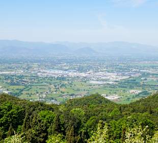Blick auf die Ebene vor Cassino