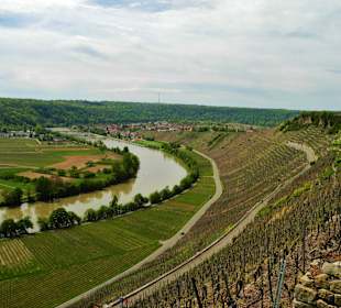 Teil der Schleife mit Blick auf Hessigheim