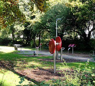 Trimm-Geräte im Stiftsgarten