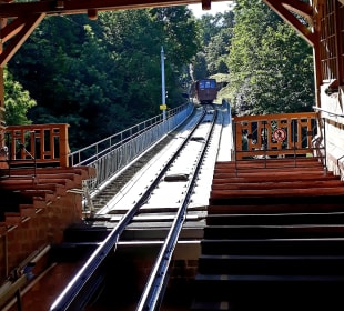 Fahrt mit der Königstuhlbahn
