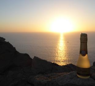 Letzter Sonnenuntergang des Jahres