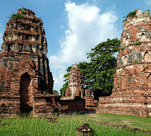 Während der Rundreise in Ayutthaya