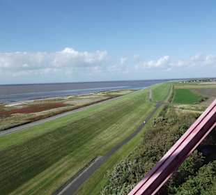 Ausblick vom Campener Leuchtturm