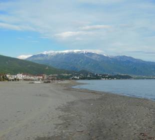 Morgens nero pori mit dem Olymp