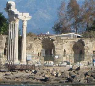 Der Olymp vom Schiff aufgenommen