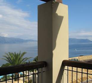 Uitzicht vanaf balkon