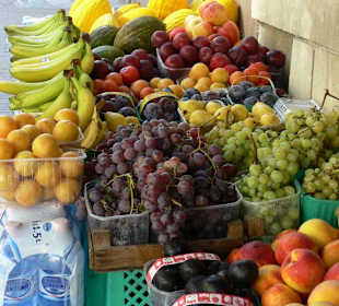Das Obst schmeckt nach Sonne